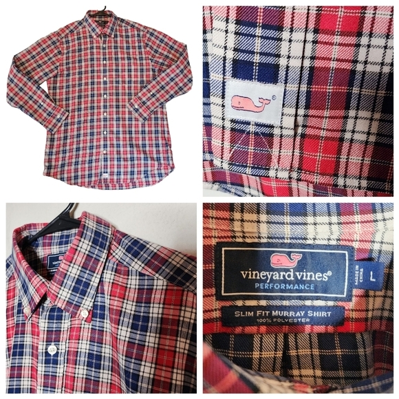 Vineyard Vines plaid button down shirt - Picture 1 of 12